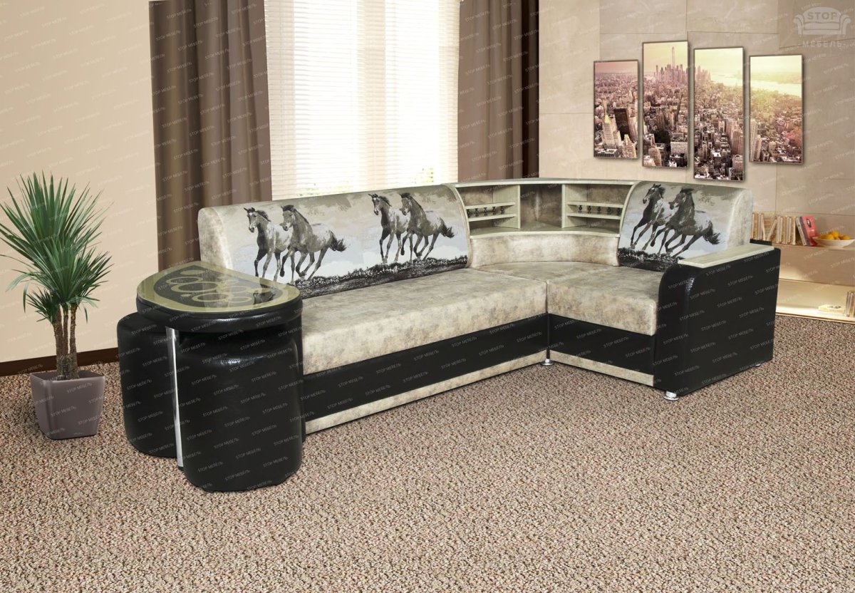 Угловой диван Этьен Люкс