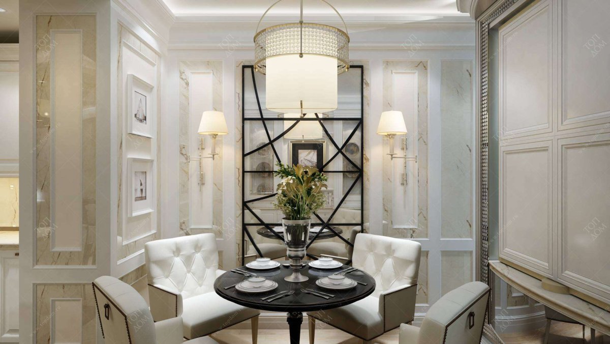 Вазы в интерьере Неоклассика