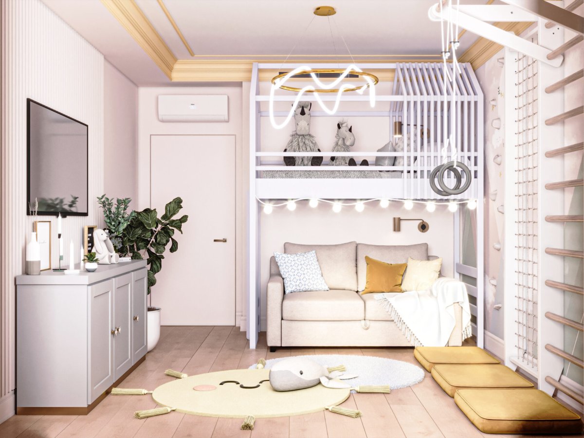 Проект детской комнаты для двоих