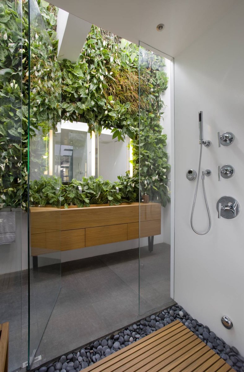 Озеленение ванной