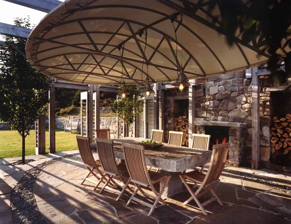 Современные навесы для двора