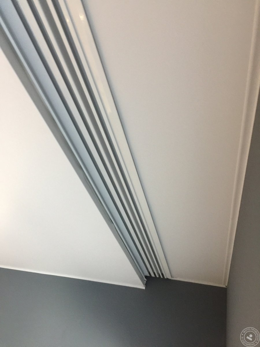 ПФ 0040 гардина двухрядная профиль Flexy