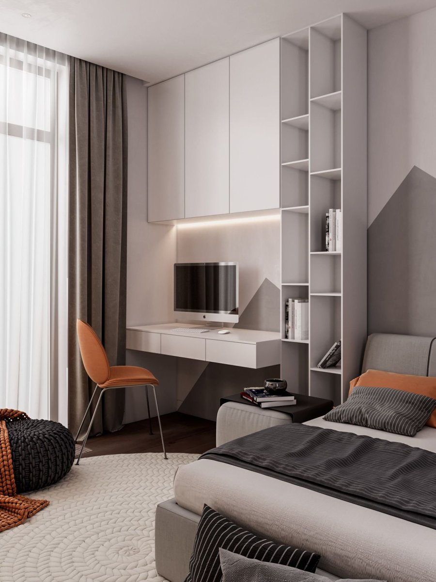 Интерьер для маленткойкомнаты