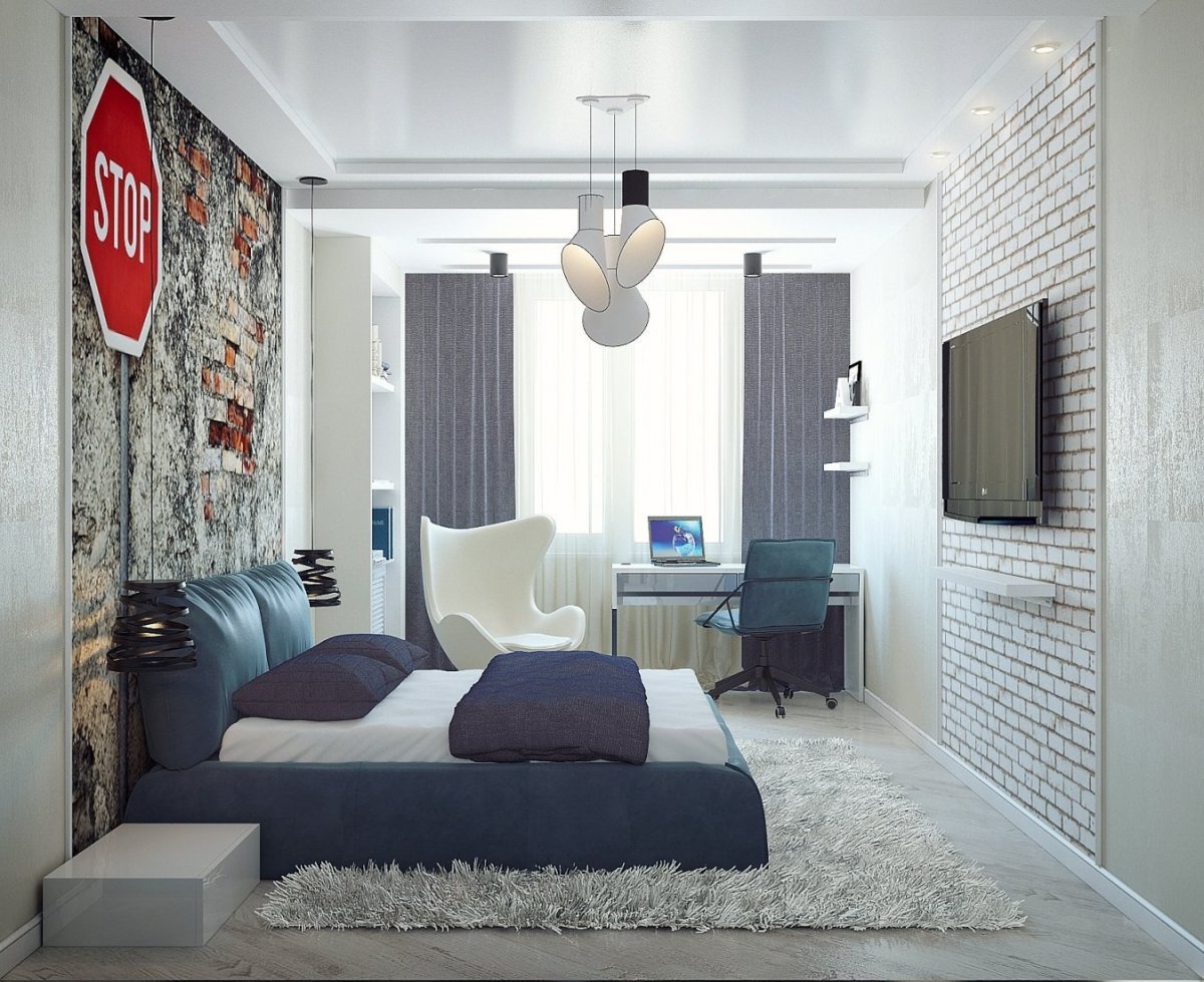 Стильные небольшие комнаты