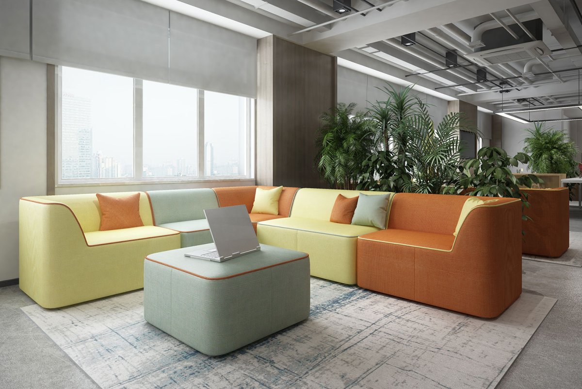 Дизайн интерьера с диваном релакс