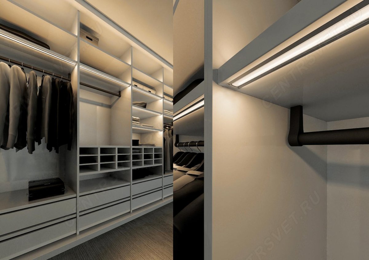 Подсветка шкафа