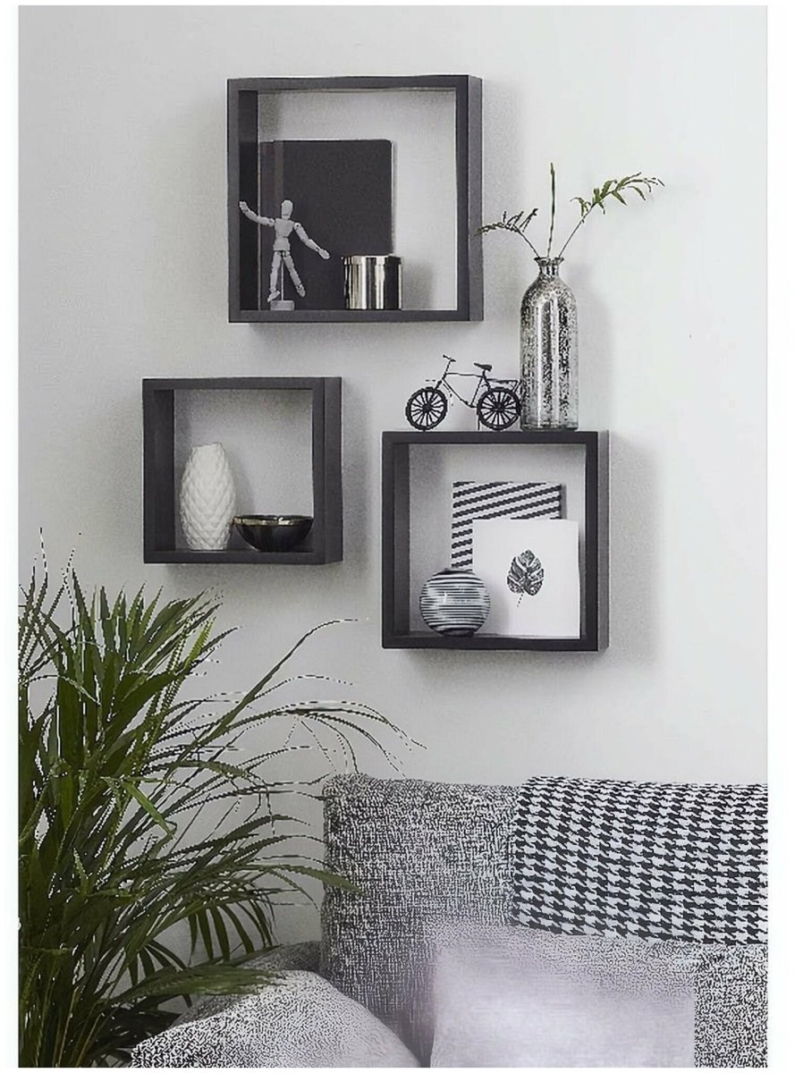 Полки квадратные 3 штуки