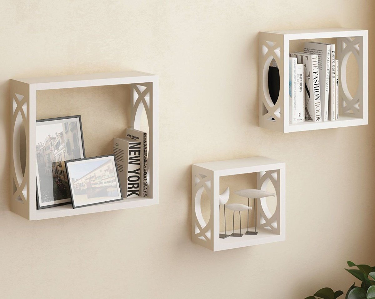 Полка кубик в интерьере