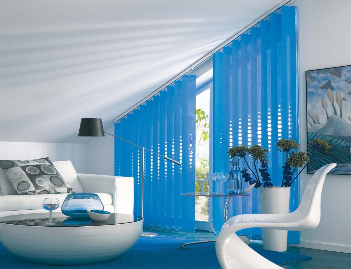 Жалюзи на треугольные окна