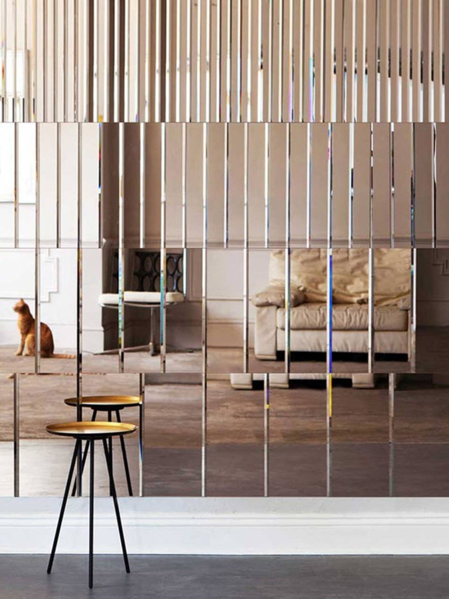 Зеркальные панели на стену