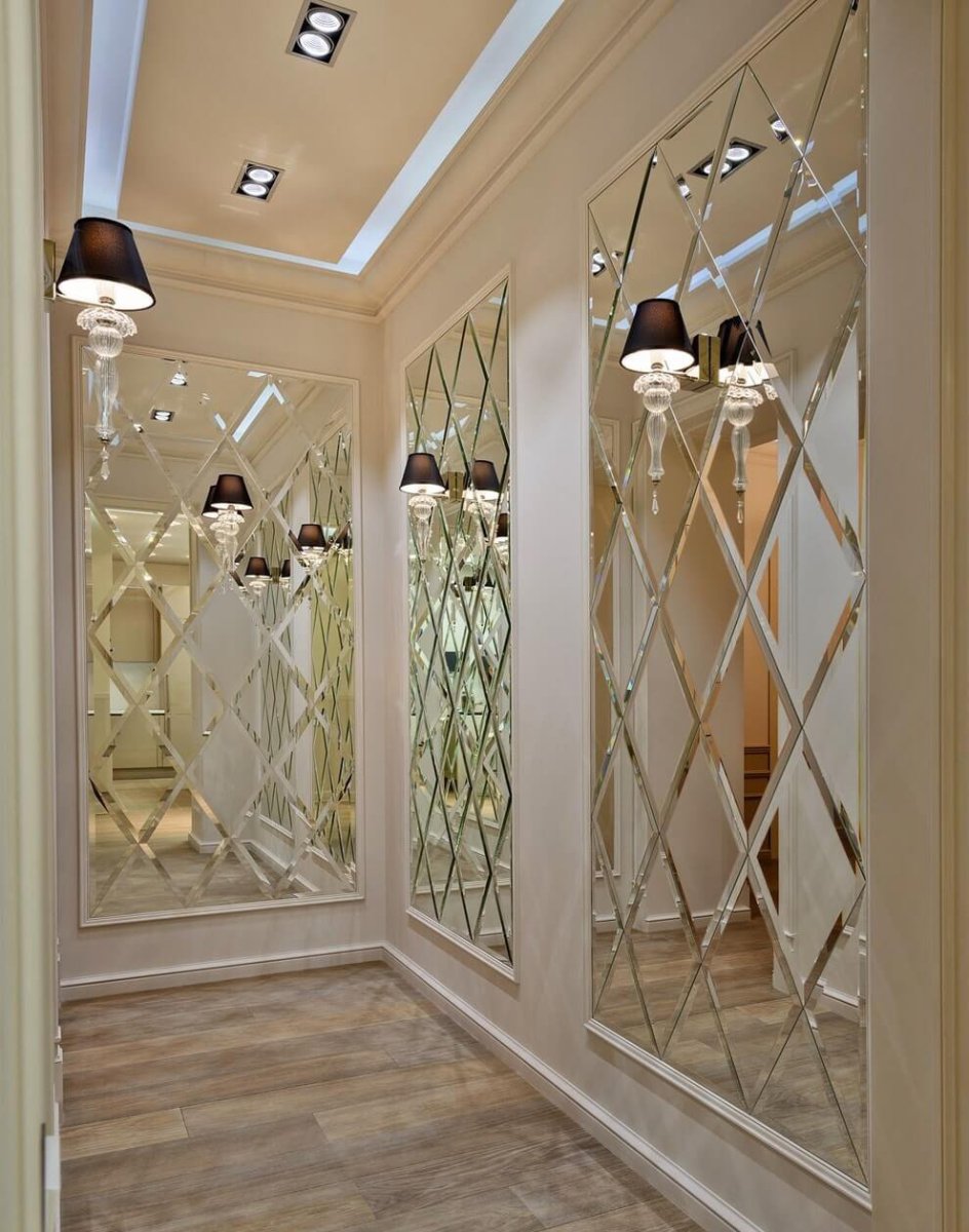 Зеркало стиль аркада 49 фацет