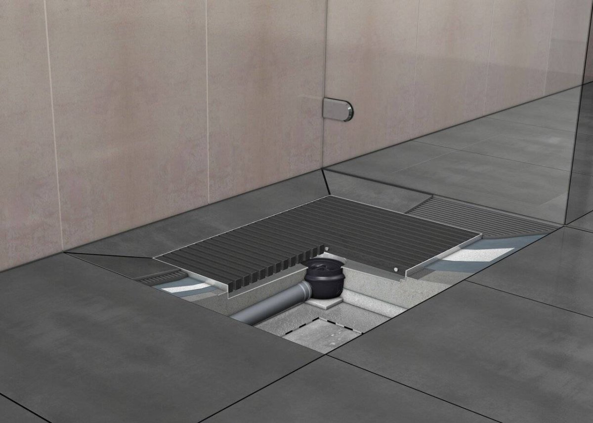 Разуклонка пола к трапу