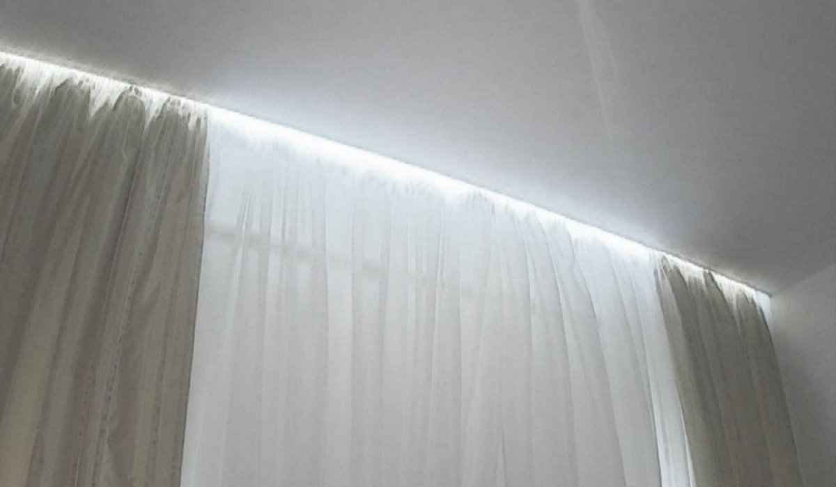 Подсветка штор