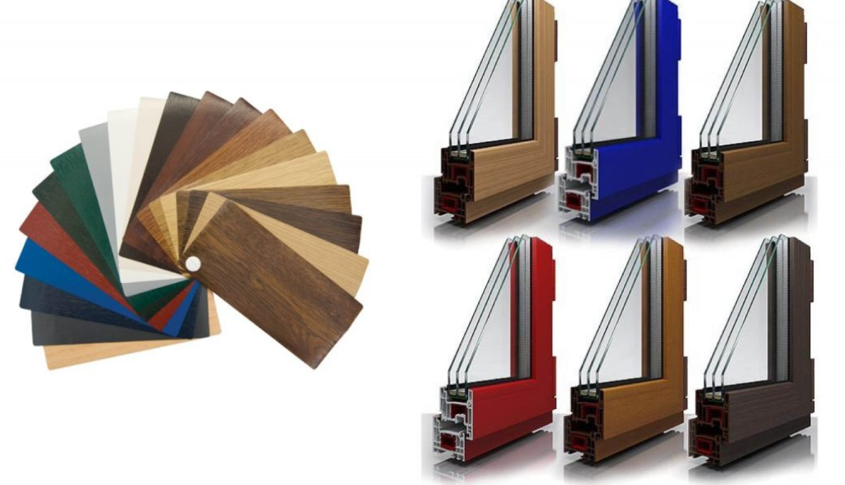 Ламинация профиля ПВХ Рехау