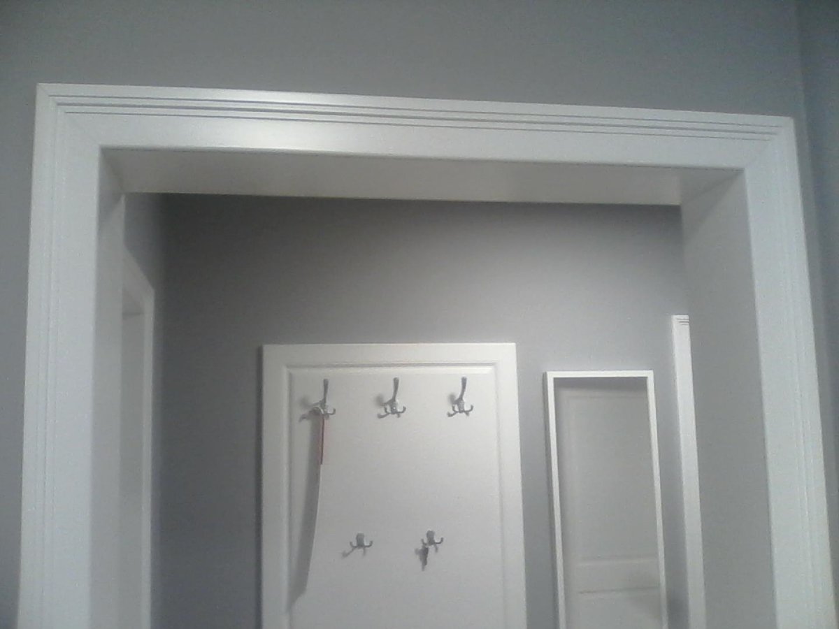 Обрамление проема доборами