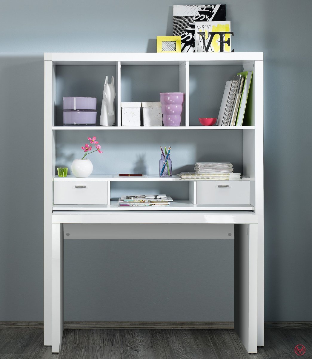 Стеллаж с откидным письменным столом