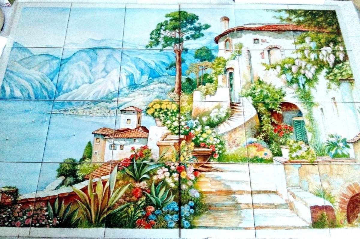 Панно из кафельной плитки для кухни