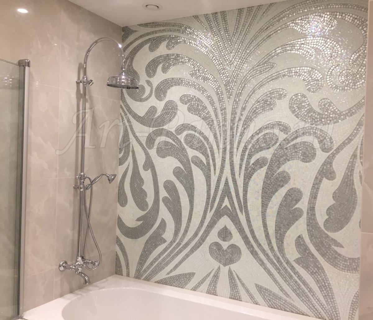 Мозаичные орнаменты для ванной