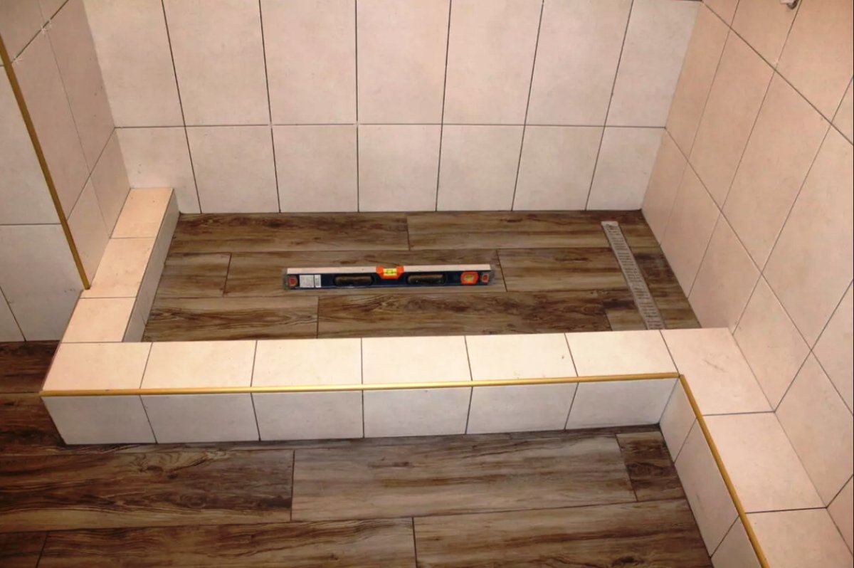 Поддон из плитки