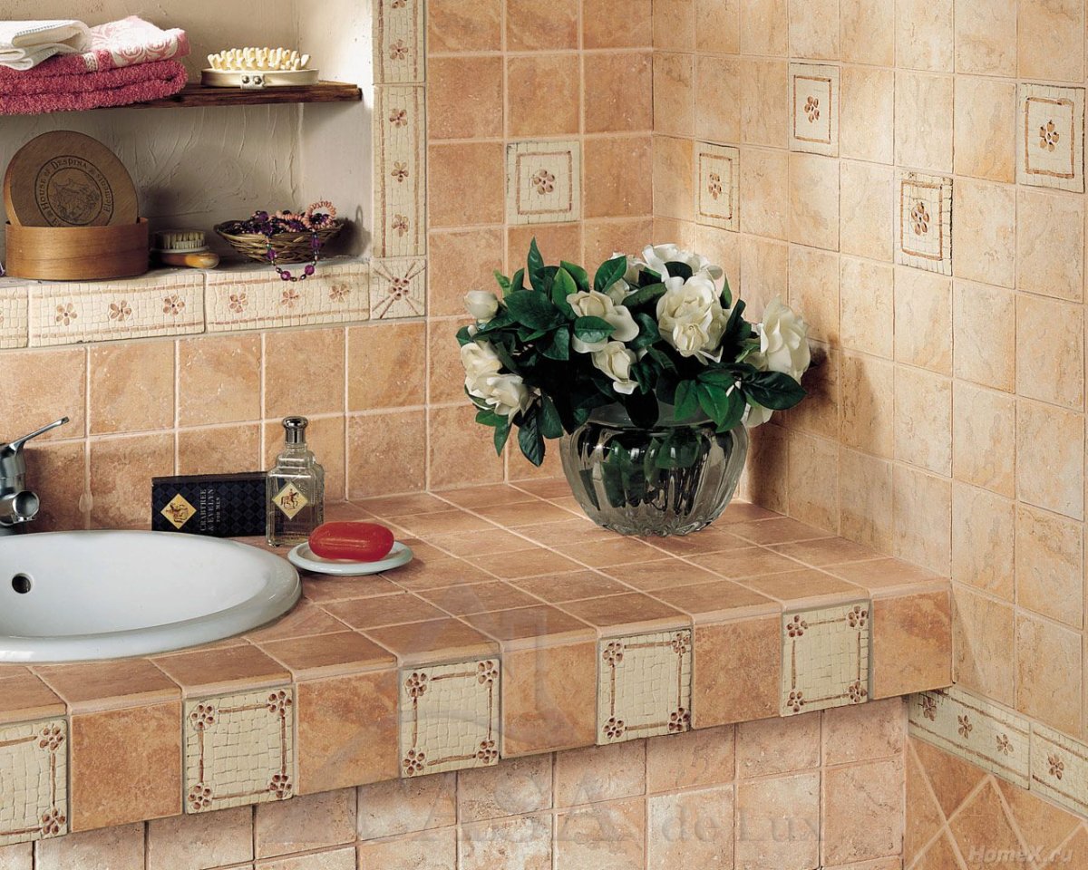 Столешница из плитки Керама Марацци