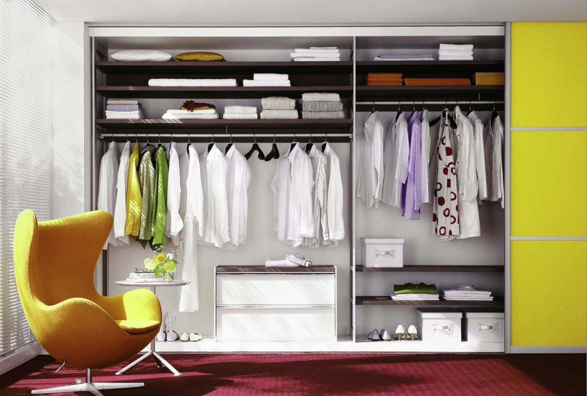 Шкаф купе внутри