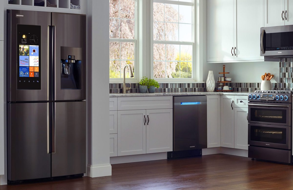 Кухня икеа Будбин холодильник Сайд бай Сайд