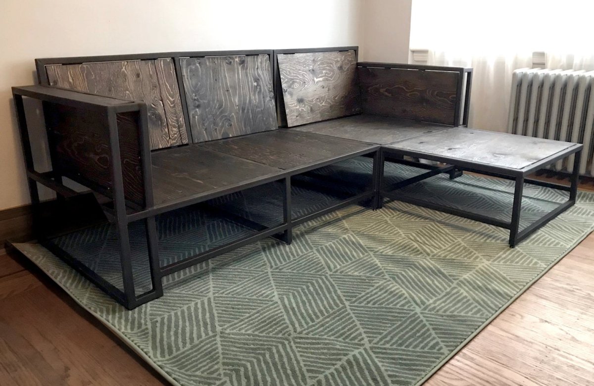 Диван из профильной трубы