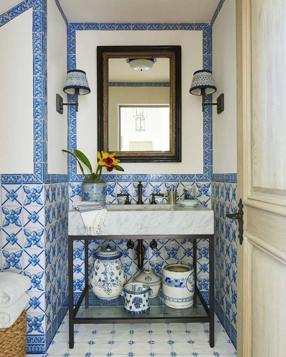 Плитка азулежу в интерьере