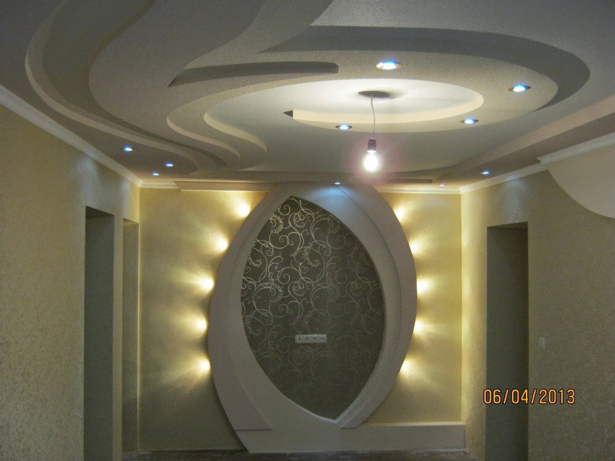 Потолок фигура для зала