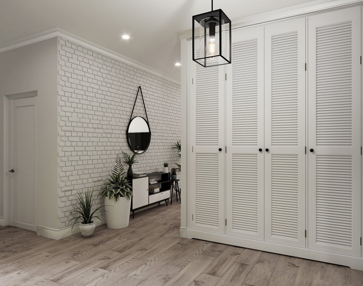 Шкаф купе в стиле Сканди