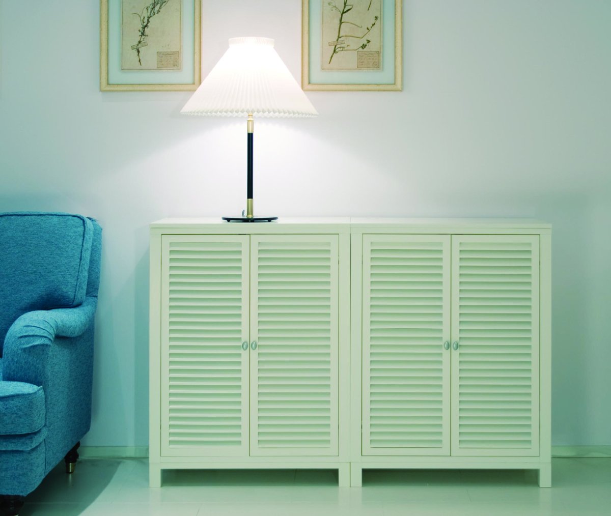 Мебель с жалюзийными фасадами