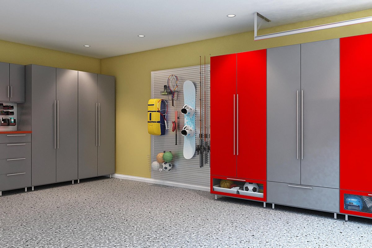 Дизайн шкафов для гаража