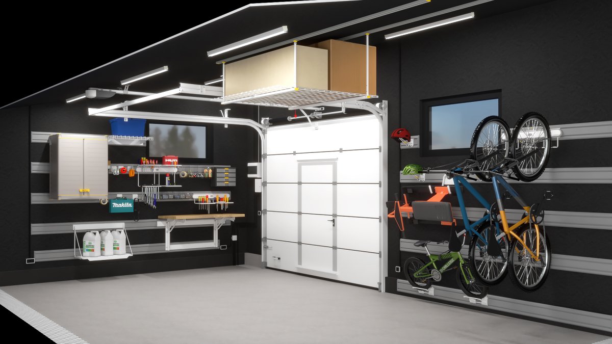 Дизайн гаража 35 кв.м