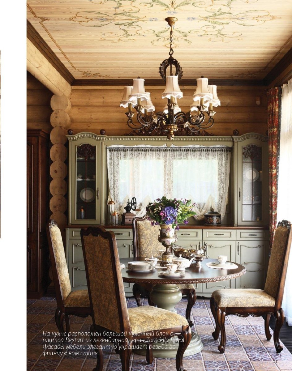 Русский стиль в интерьере