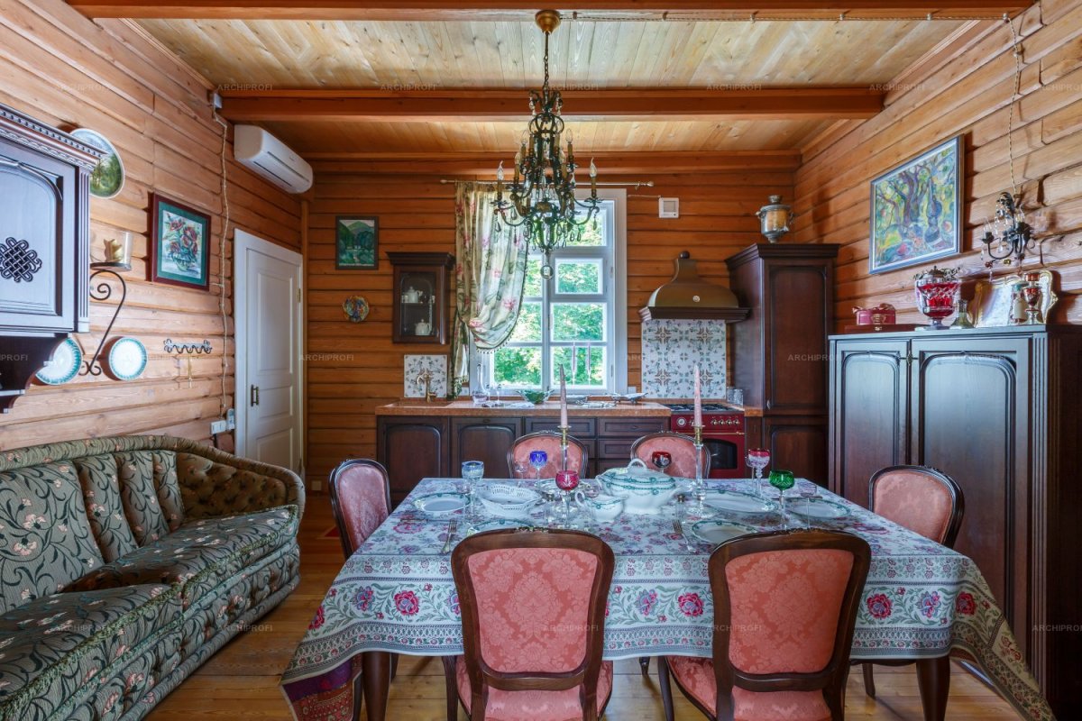 Дача в стиле русской усадьбы 19 века