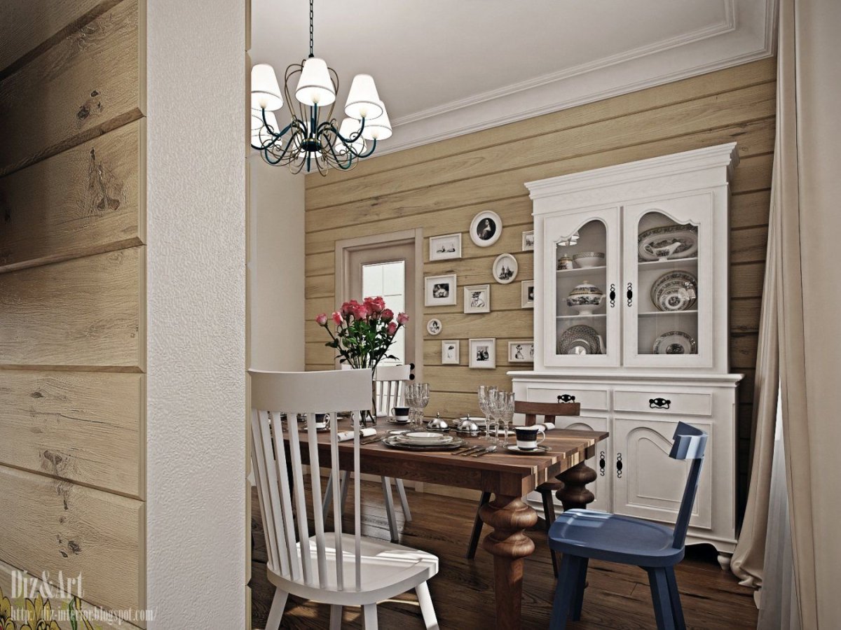 Обеденная зона в стиле Прованс