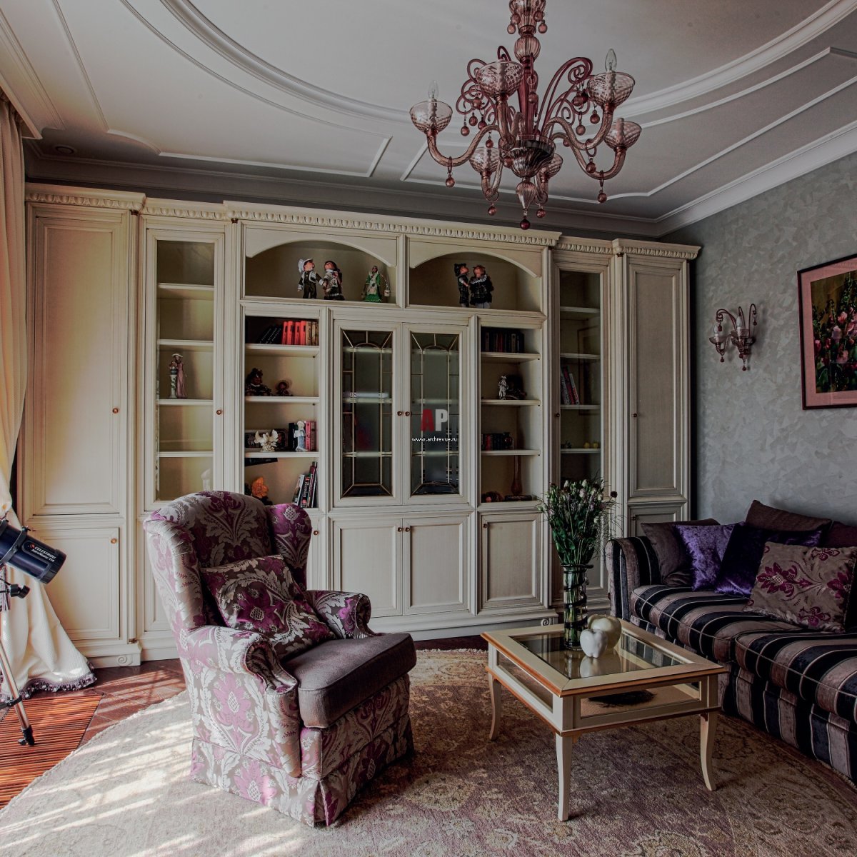 Интерьер в стиле русской усадьбы