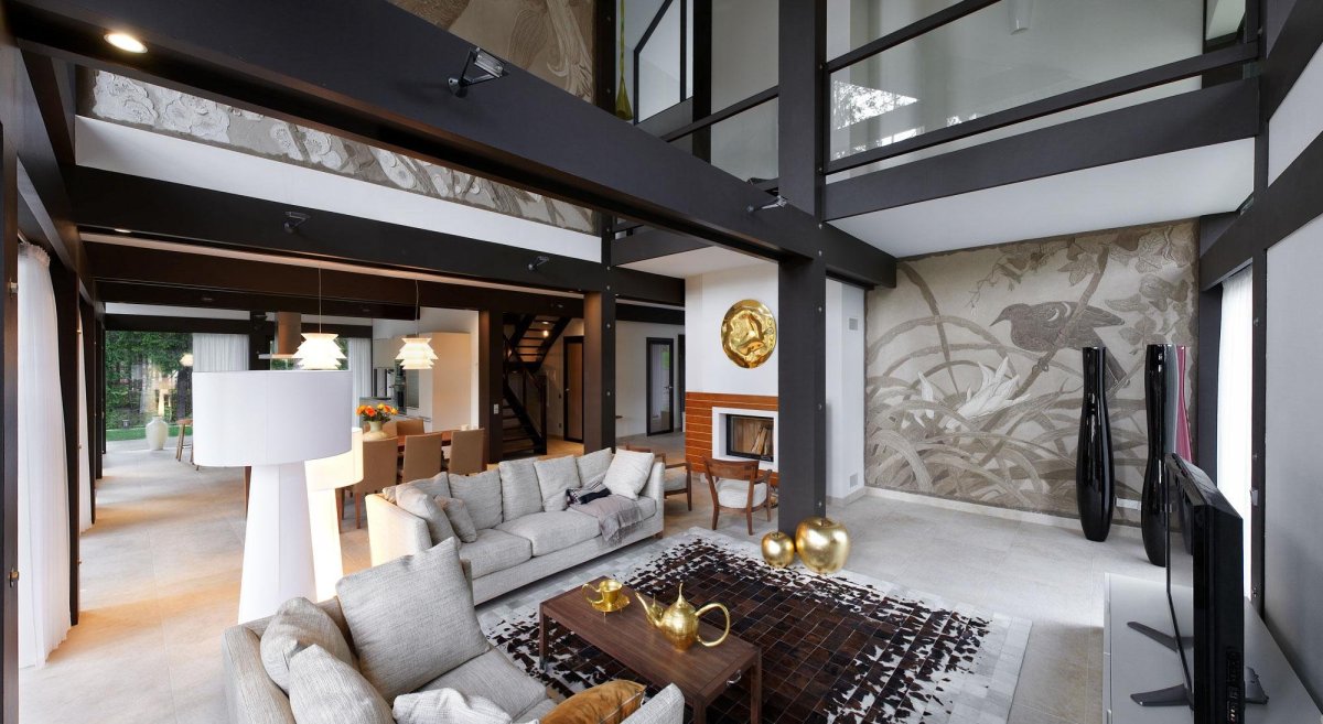 Фахверк интерьер