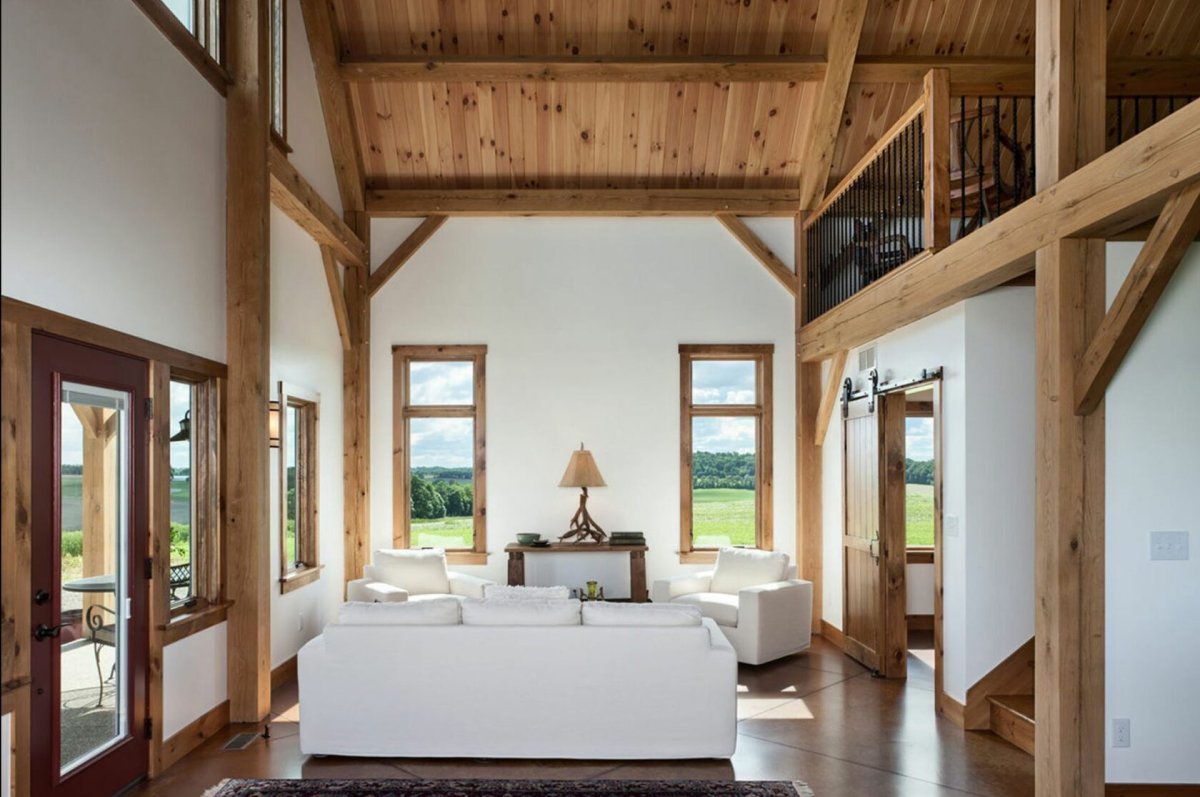 Тимбер фрейм маленький домик