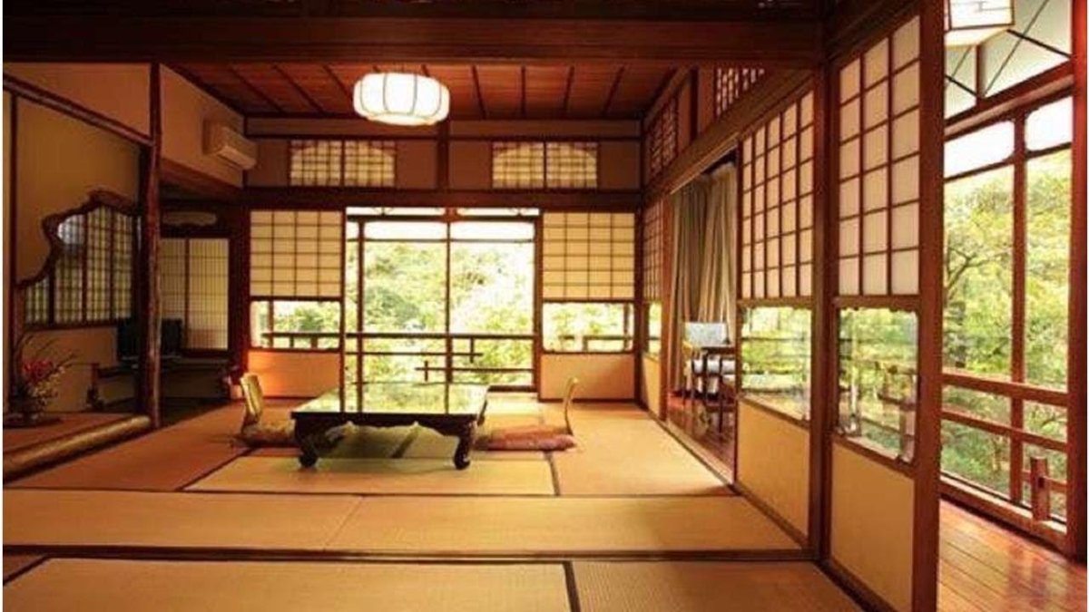 Интерьер японского снаружи