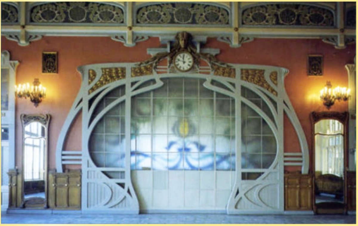 Ар нуво в интерьере Витебский вокзал