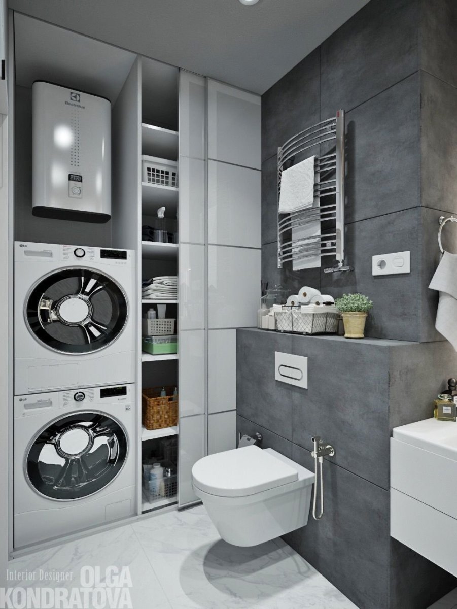 Постирочная в санузле