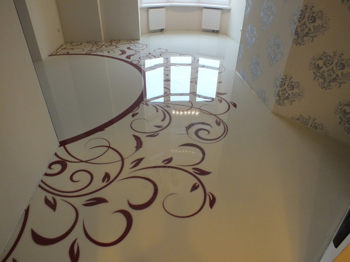 Наливные полимерные полы для прихожей