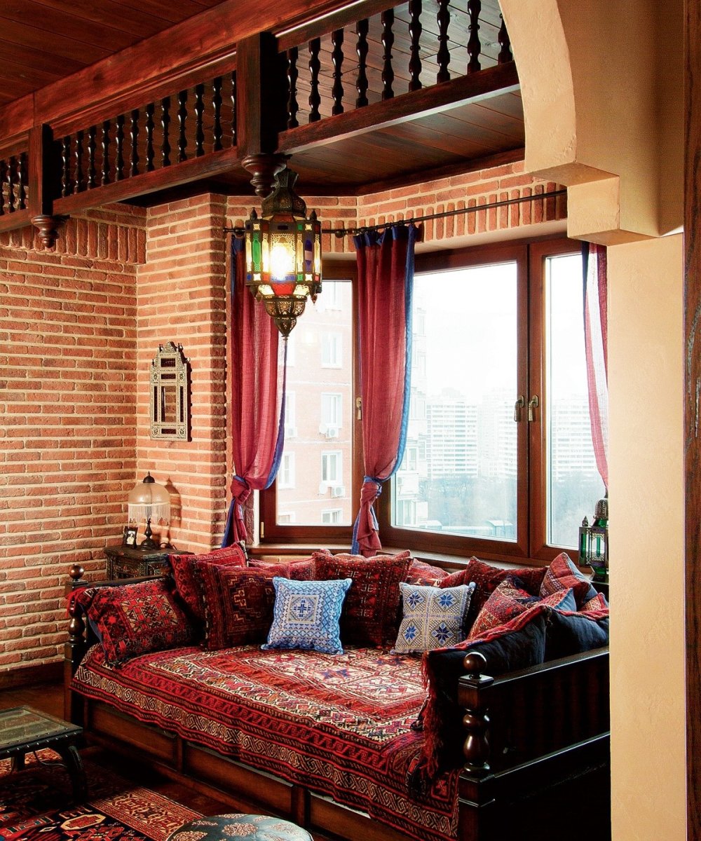 Интерьер в Восточном стиле Тапчан