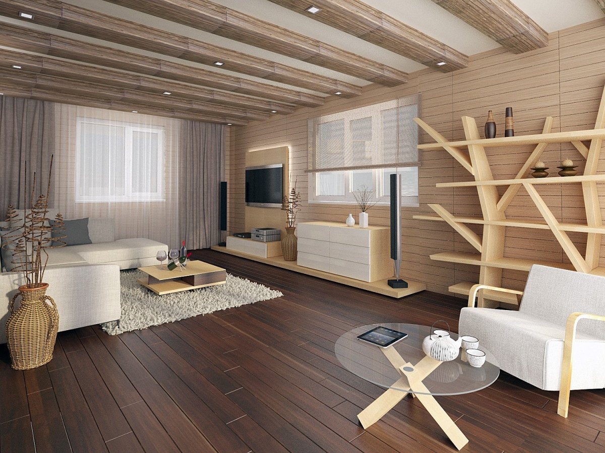 Каркасный дом внутри отделка