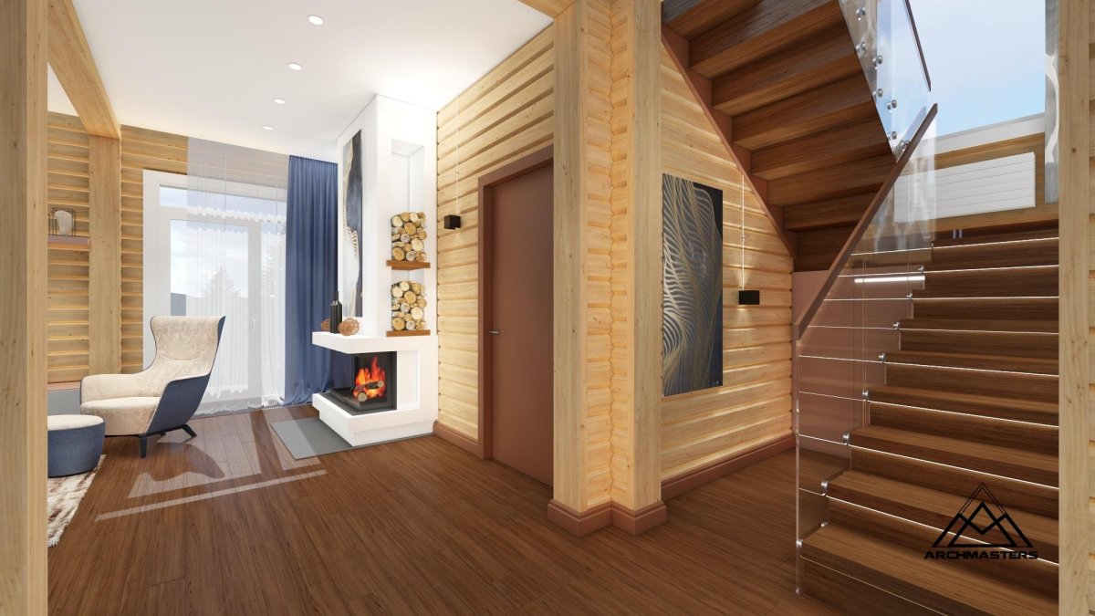 Отделка деревом в интерьере