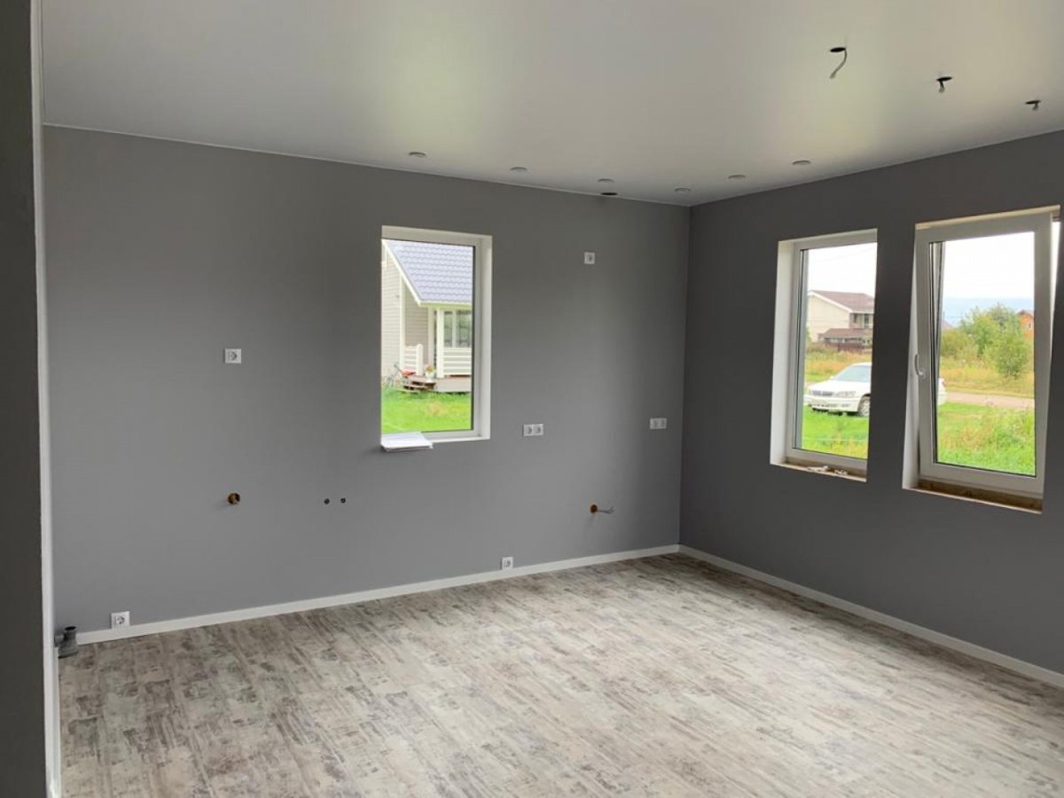 Черновая отделка каркасного дома