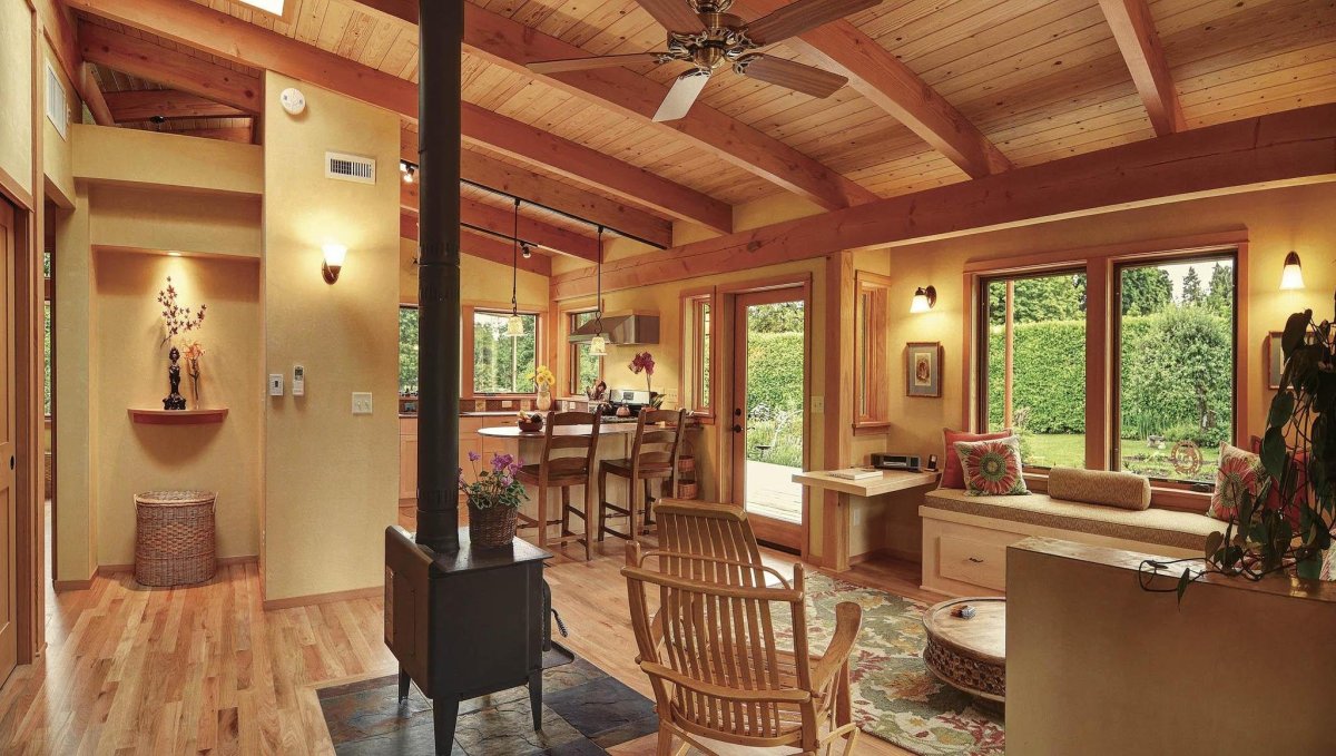 Отделка в каркасном доме