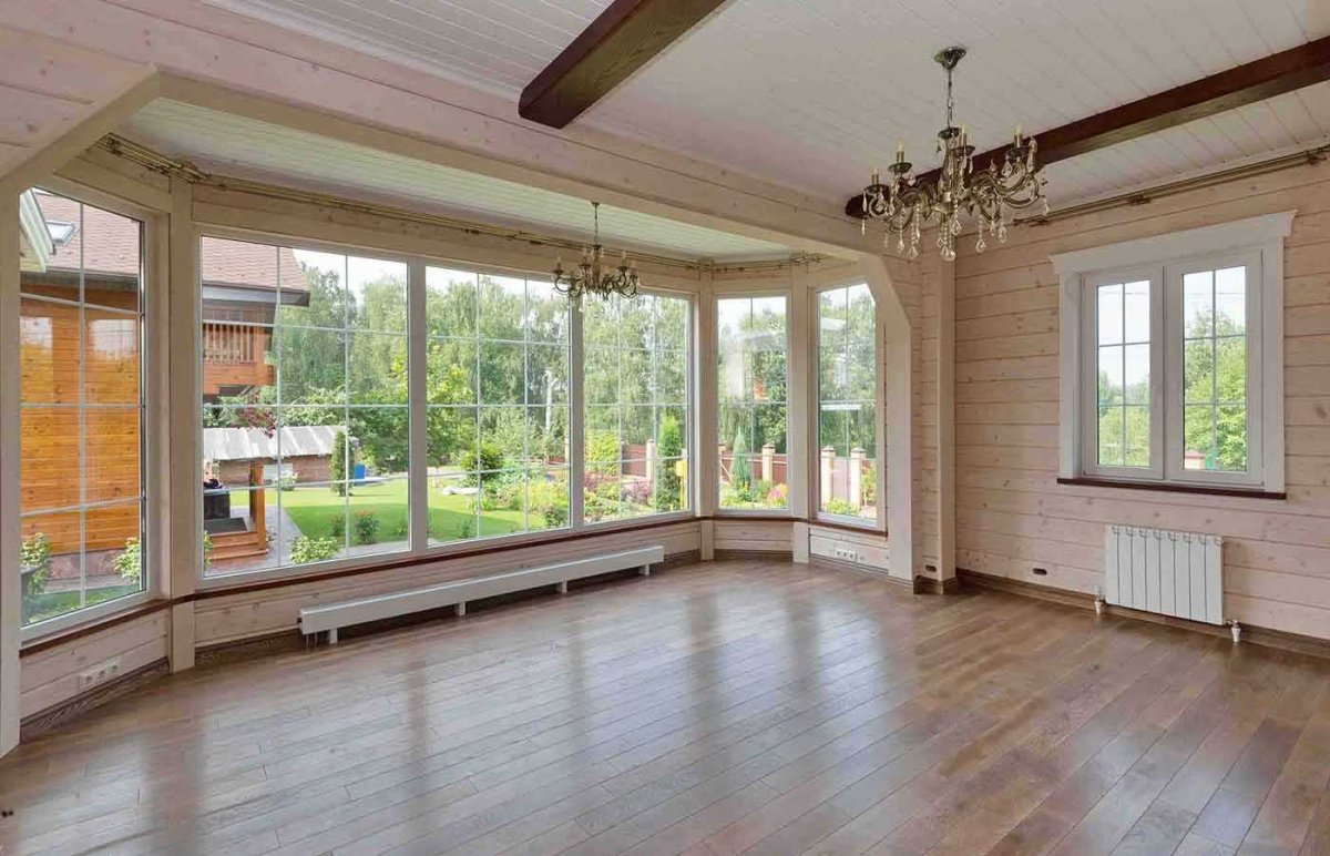 Отделка в каркасном доме