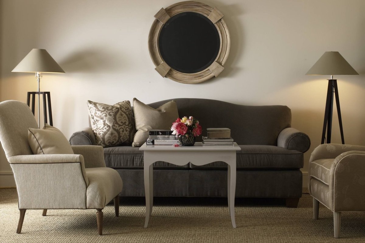 Бежево-серый цвет в интерьере